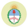 Argentina Coat of Arms detail Round Stickers