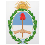 Argentina coat of arms personalized letterhead