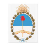 Argentina Coat Of Arms Postcard