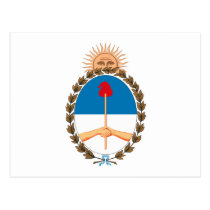 Argentina Coat of Arms Postcard postcards