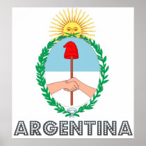 Argentina Coat of Arms Print