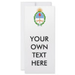 Argentina Coat of Arms Rack Card Template