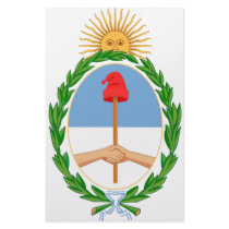 Argentina coat of arms customized stationery