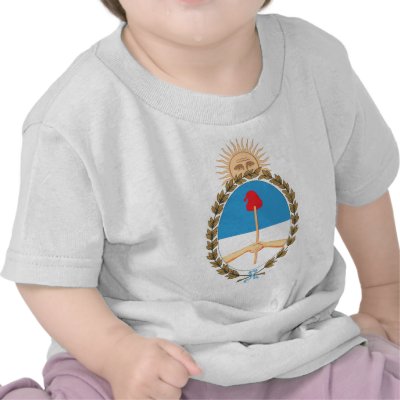 Argentina Coat Of Arms Tshirt by teyes143