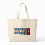 Argentina & Córdoba waving flags Canvas Bag