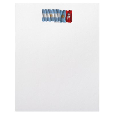 Argentina & Córdoba waving flags Letterhead Template by Vexillophile