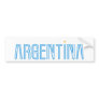 Argentina design! bumper sticker