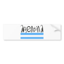 Argentina design! bumper stickers