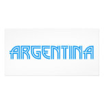 Argentina design! custom photo card