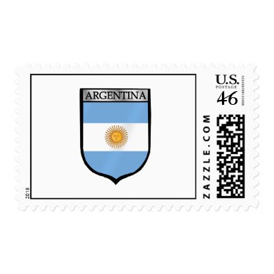 Argentina emblem La Albiceleste soccer gifts Postage Stamp by SoccerJersey