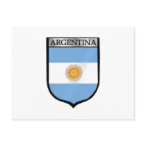 Argentina emblem La Albiceleste soccer gifts Postcards