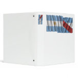 Argentina & Entre Ríos waving flags Vinyl Binder