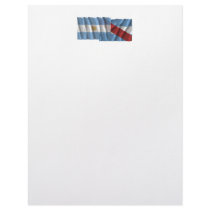 Argentina & Entre Ríos waving flags Custom Letterhead