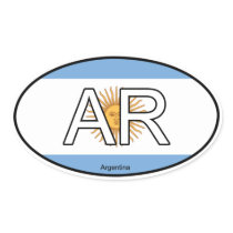 Argentina Euro Sticker
