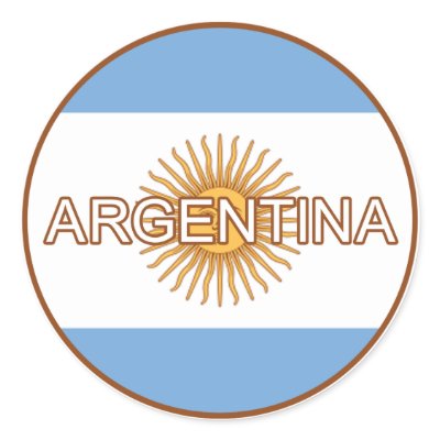 Argentina Euro Sticker by allworldtees