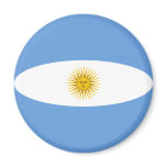 Argentina Fisheye Flag Magnet