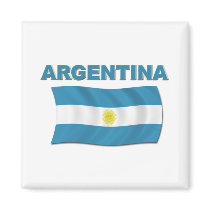 Argentina Flag 1 Fridge Magnets