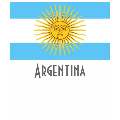 Argentina Flag, Argentina Tee Shirt by happyface44r