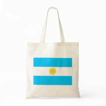 Argentina Flag Canvas Bag