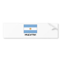 Argentina Flag Bumper Stickers