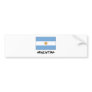 Argentina Flag Bumper Stickers