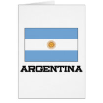 Argentina Flag Greeting Cards