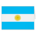 Argentina Flag cards
