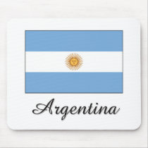 Argentina Flag Design Mouse Mat