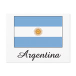 Argentina Flag Design Postcards