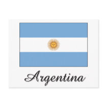 Argentina Flag Design postcards by flagshirt Argentina Flag Design postcards