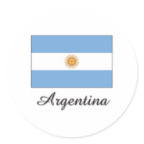 Argentina Flag Design Stickers