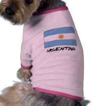 Argentina Flag pet clothing by flagshirt Argentina Flag pet clothing