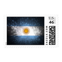 Argentina Flag Firework Stamps