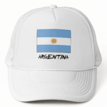Argentina Flag Trucker Hat