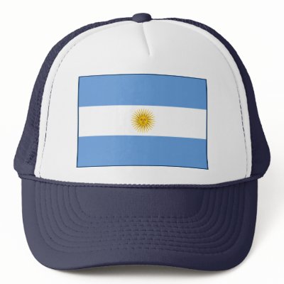 Argentina Flag Hat by FlagAndMap