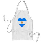 Argentina Flag Heart Aprons