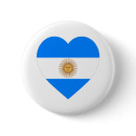 Argentina Flag Heart Pin