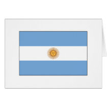 Argentina FLAG International Greeting Cards