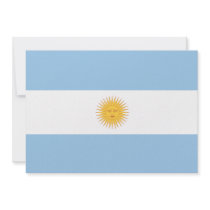 Argentina Flag invitations by flagshirts Argentina Flag invitations