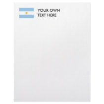 Argentina Flag Letterhead Design