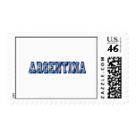 Argentina flag logo soccer ball gifts and futbol stamps