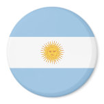 Argentina Flag Fridge Magnet