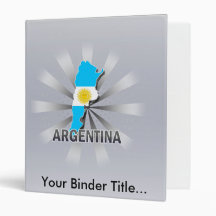 Argentina Flag Map 2.0 Binder