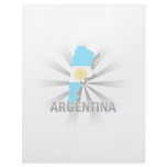 Argentina Flag Map 2.0 Letterhead Template