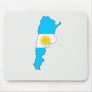 Argentina Flag Map full size Mousepad