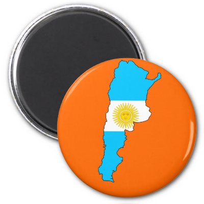 Argentina Map Flag