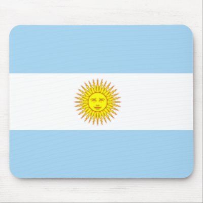 Argentina Flag Mousepad by jacinto888