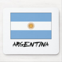 Argentina Flag Mouse Pads