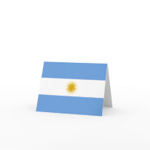 Argentina Flag Notecard