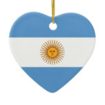 argentina flag christmas tree ornaments